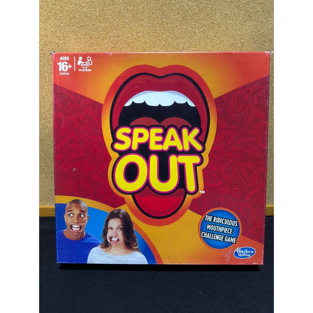 Hasbro Gaming Speak Out Mouthpiece Challenge Board Game C2018 Ages 16+